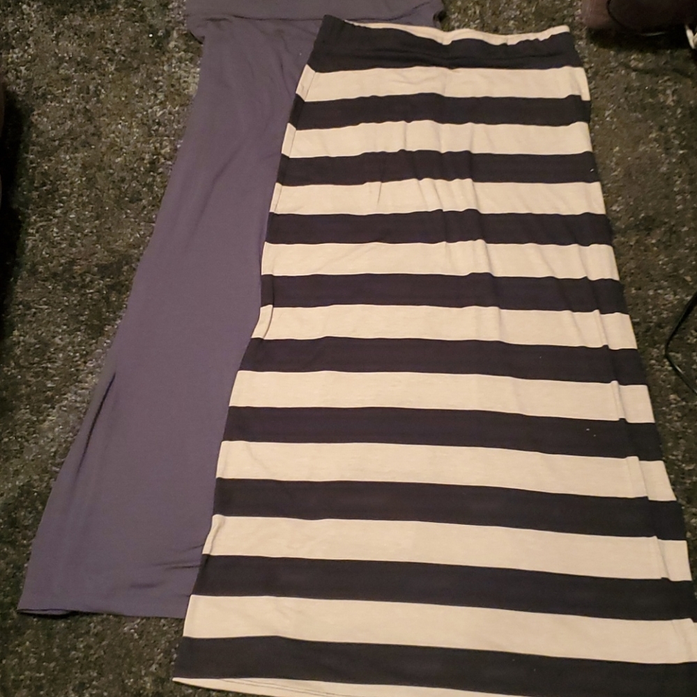 2  Long Maxi skirts